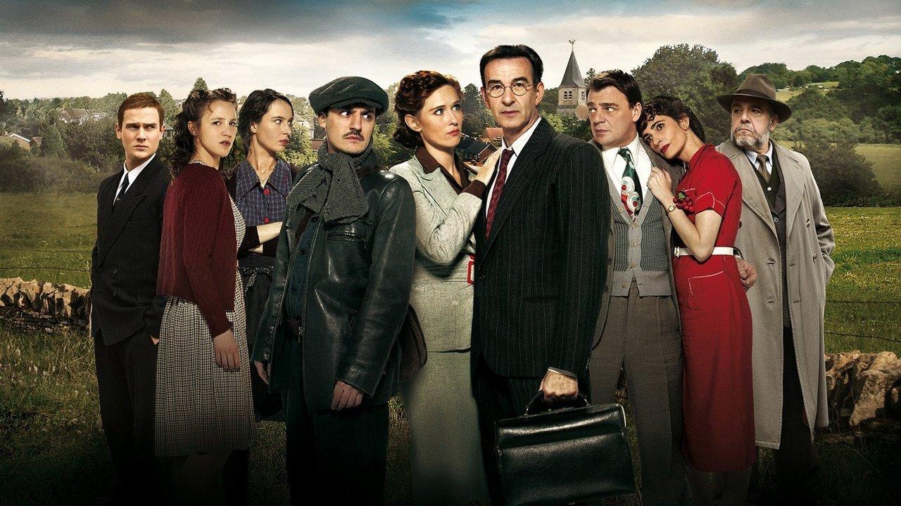 A French Village backdrop