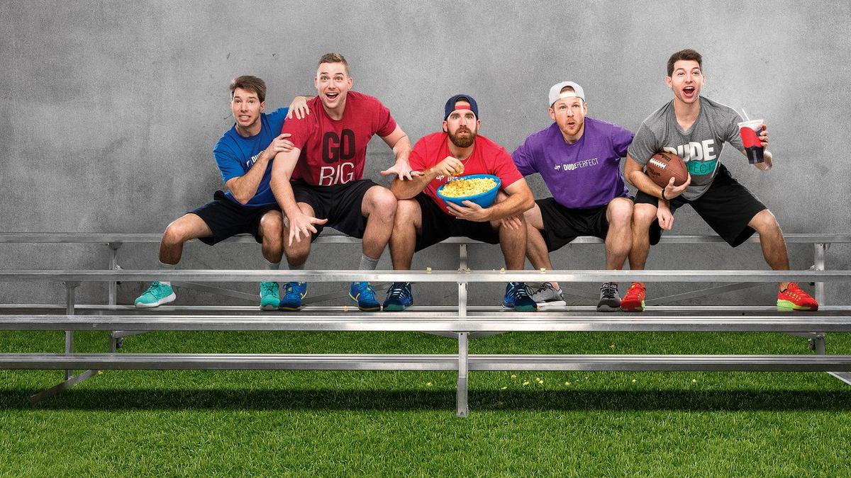 The Dude Perfect Show backdrop