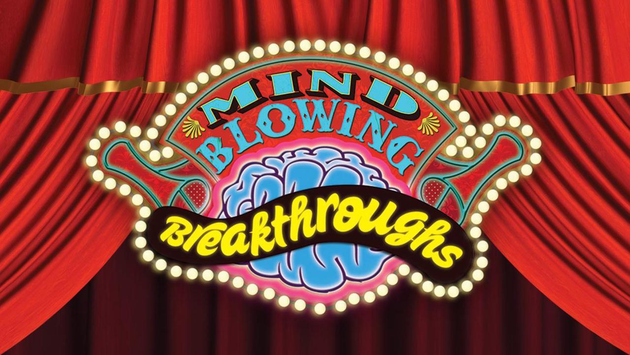 Mind Blowing Breakthroughs Science show backdrop