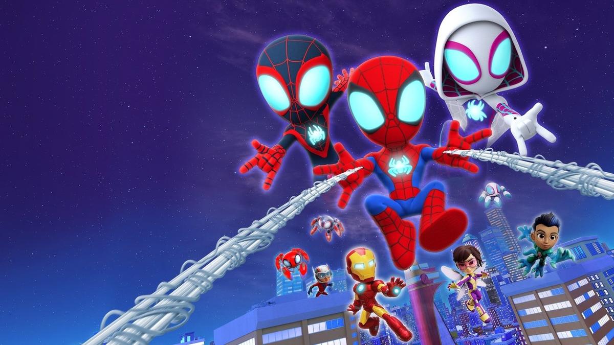 Spidey and His Amazing Friends backdrop