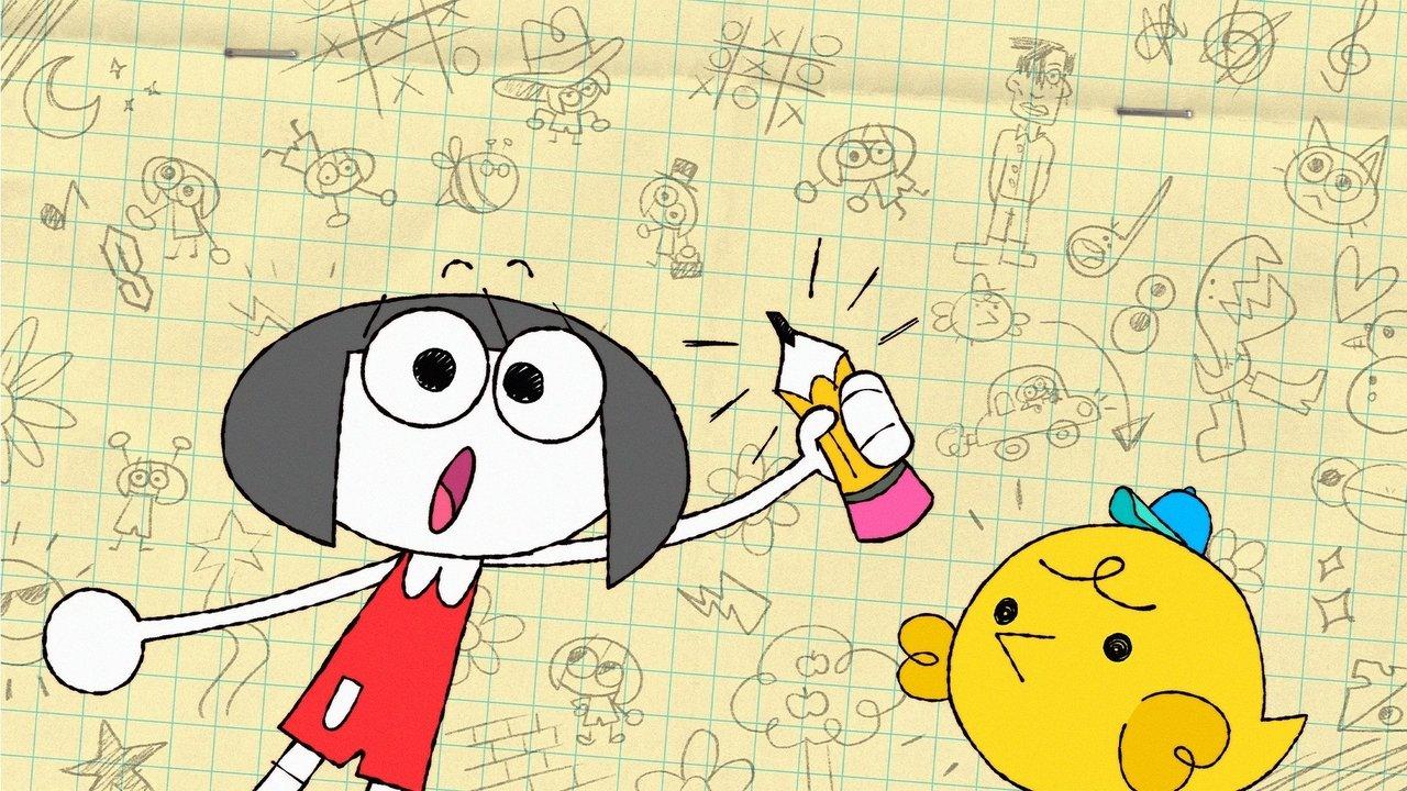 Doodle Girl backdrop