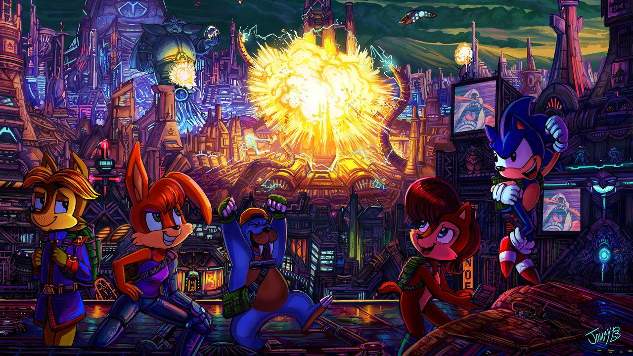 Sonic the Hedgehog backdrop