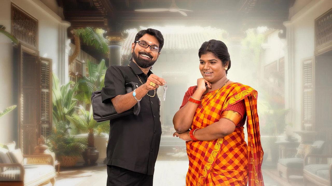 Mr & Mrs Chinnathirai backdrop