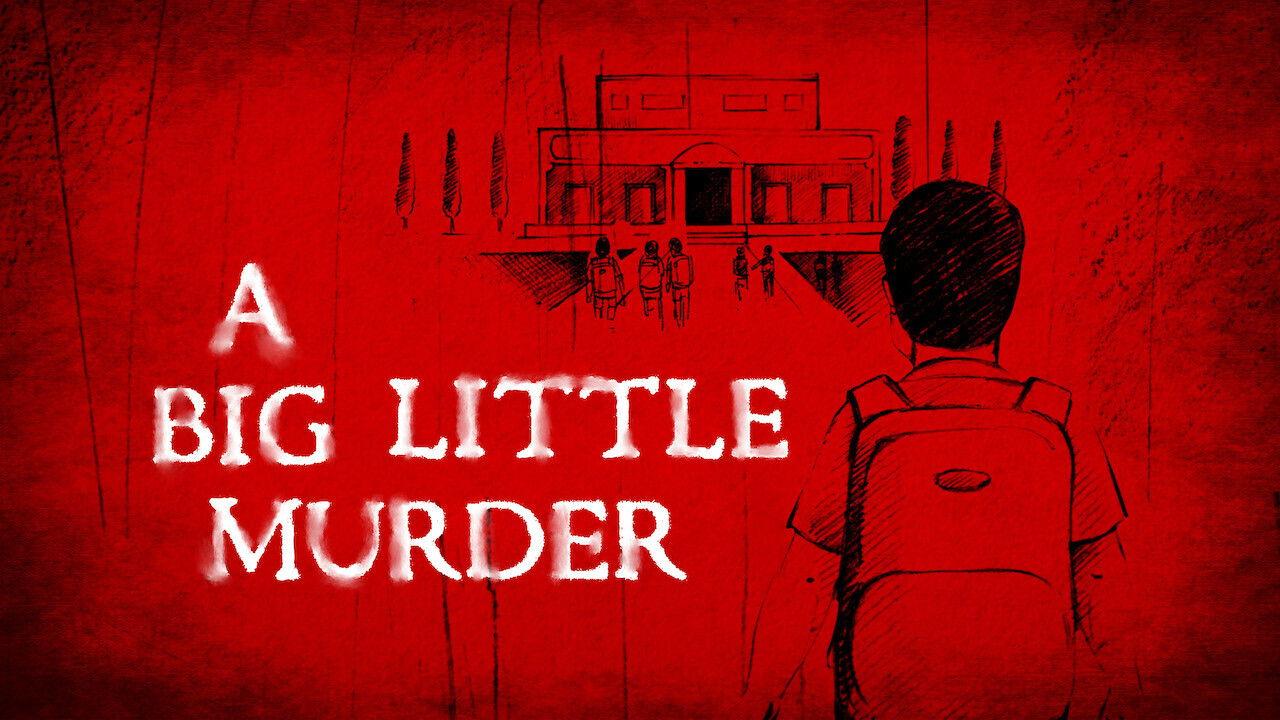 A Big Little Murder backdrop
