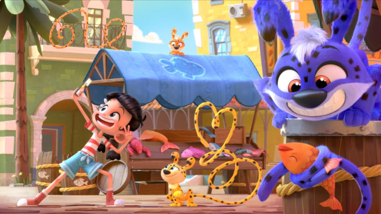 The Marsupilamis backdrop