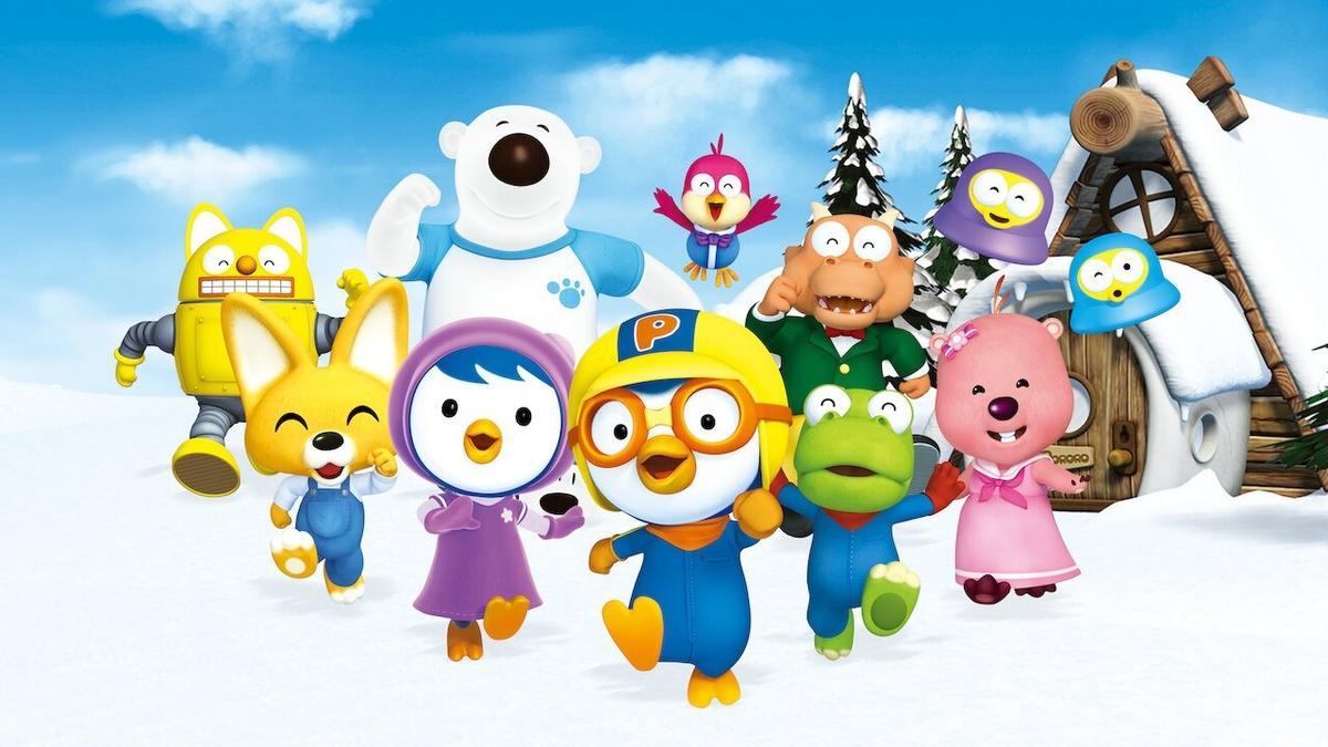 Pororo the Little Penguin backdrop