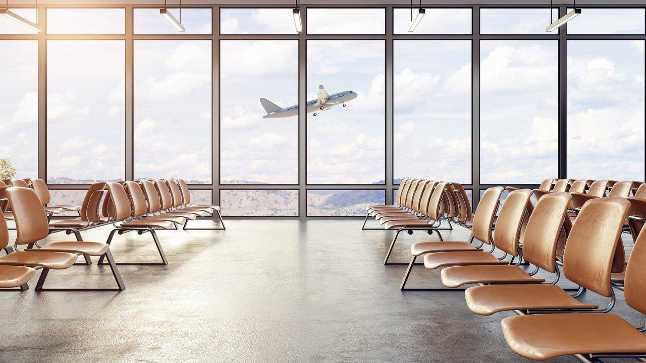 New York Super Airport backdrop