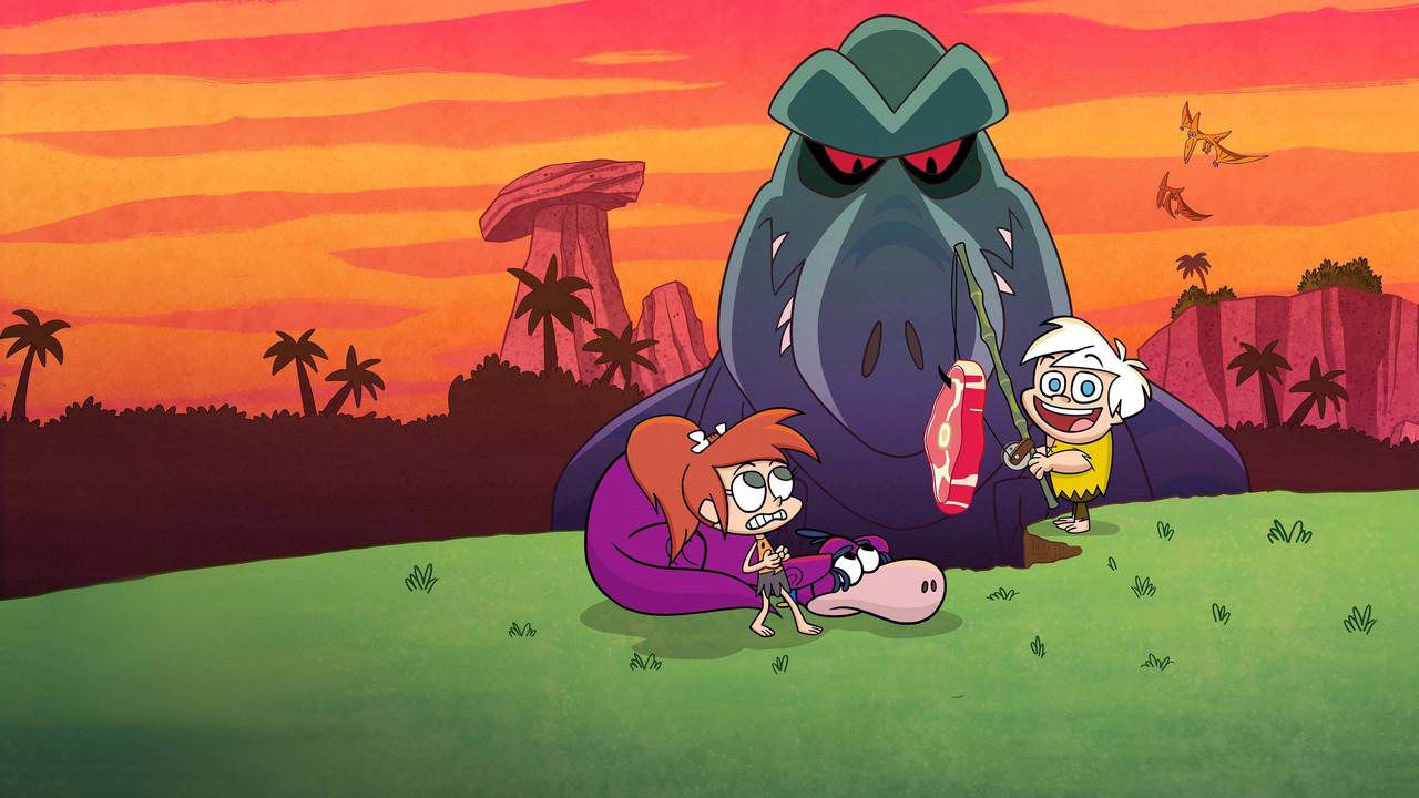 Yabba-Dabba Dinosaurs backdrop