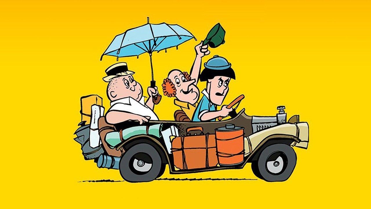 The New 3 Stooges backdrop