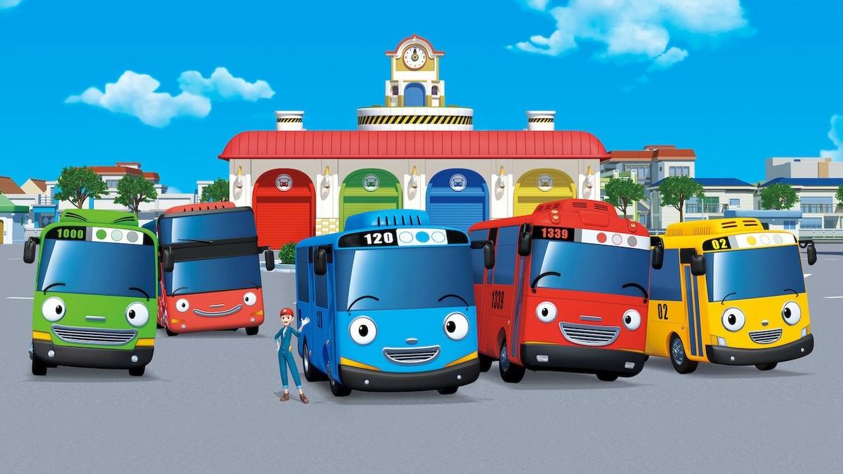 Tayo the Little Bus backdrop