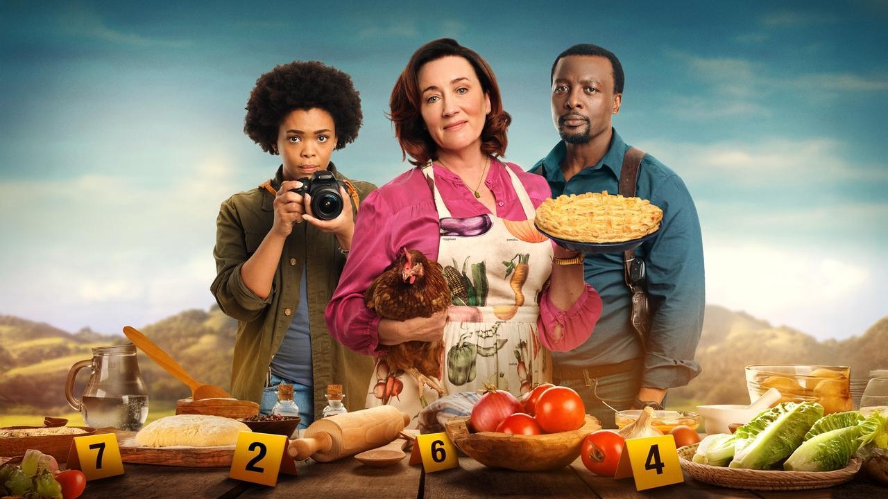 Recipes for Love and Murder backdrop