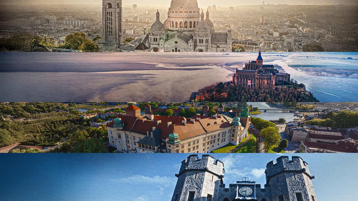 The Wonders of Europe backdrop