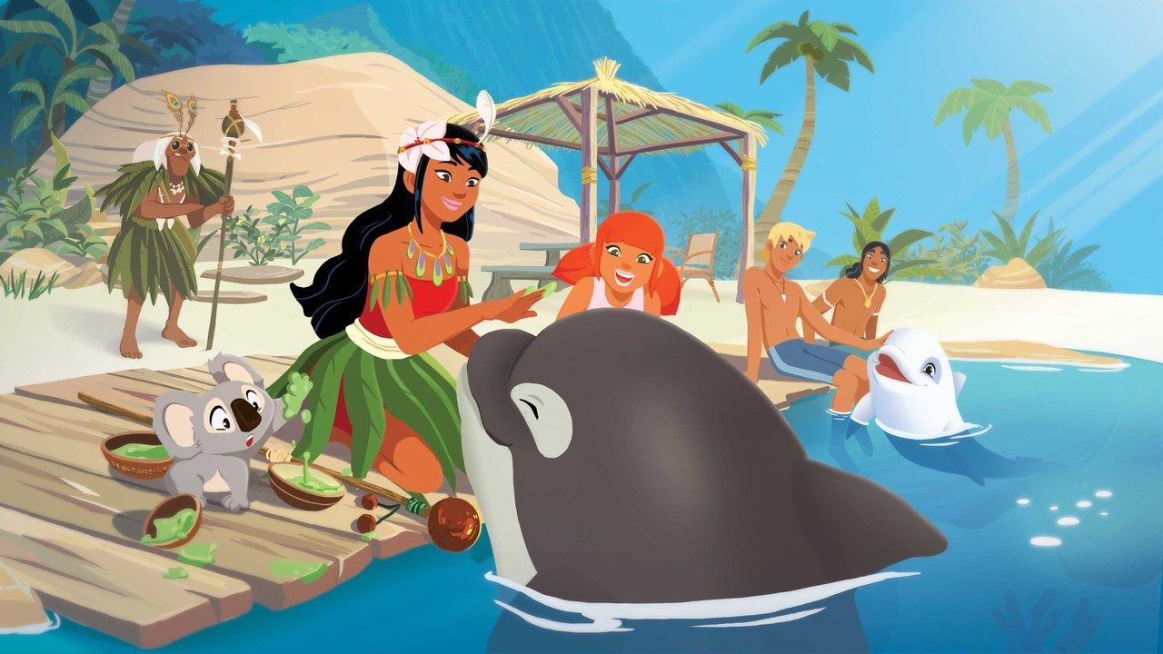 Zoom the White Dolphin backdrop