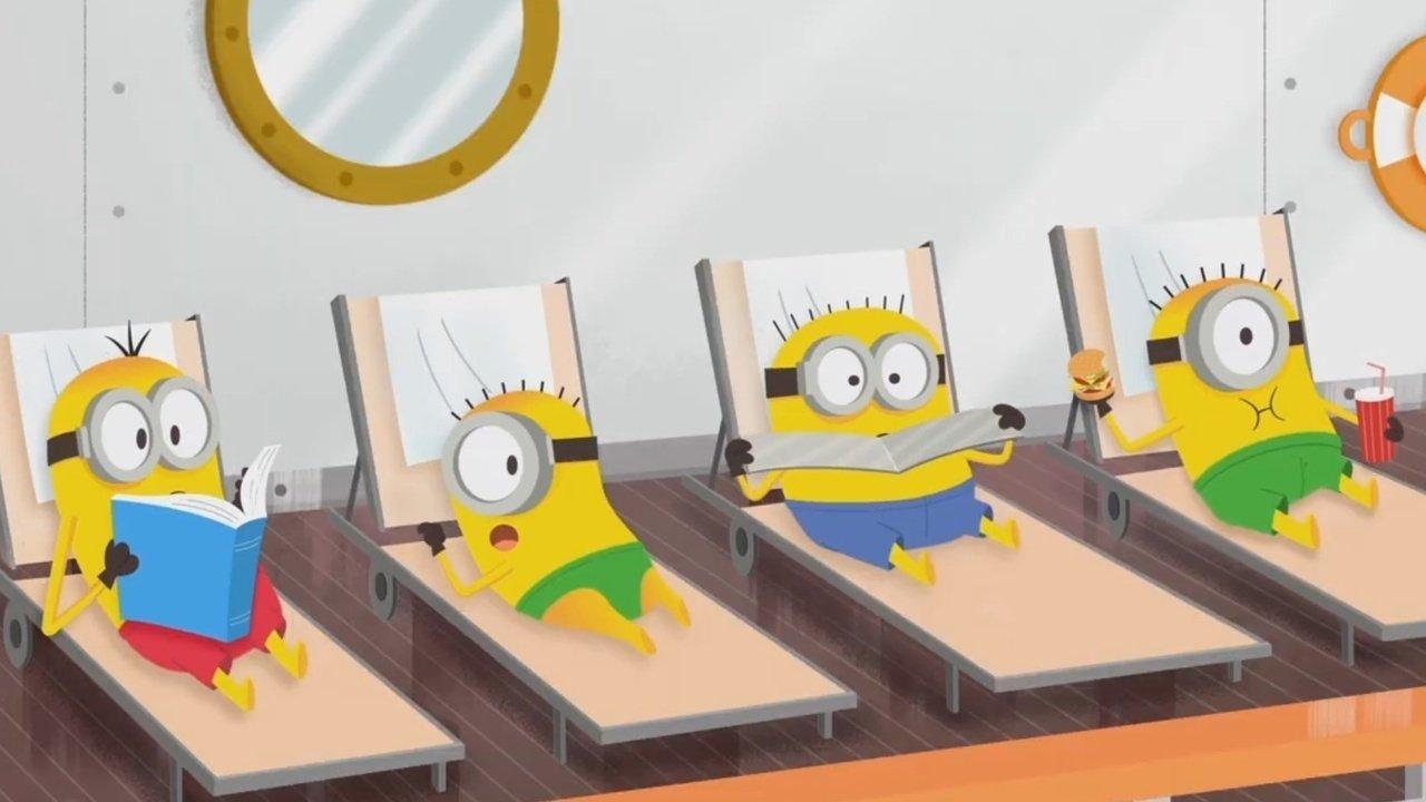 Saturday Morning Minions backdrop