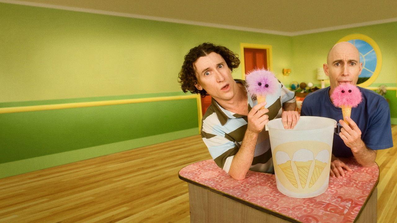 The Upside Down Show backdrop