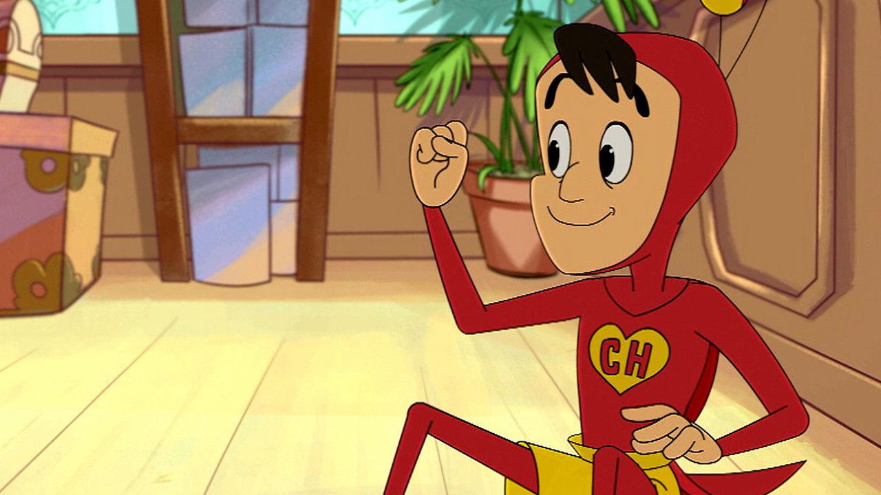 The Red Grasshopper backdrop