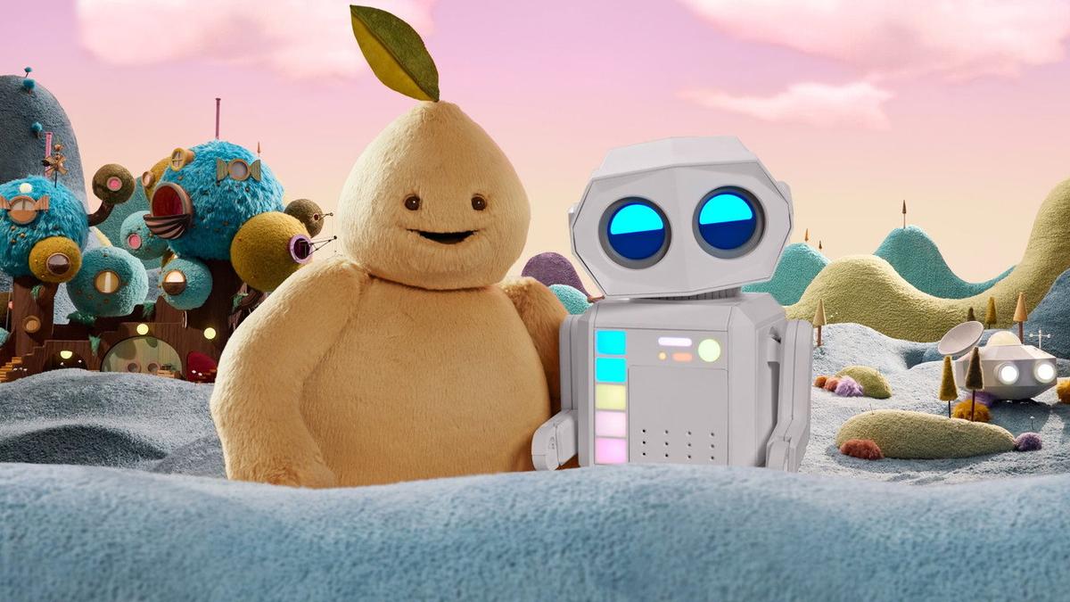 Beep and Mort backdrop