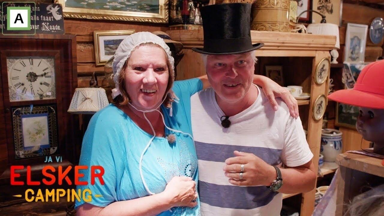 Ja, vi elsker camping backdrop