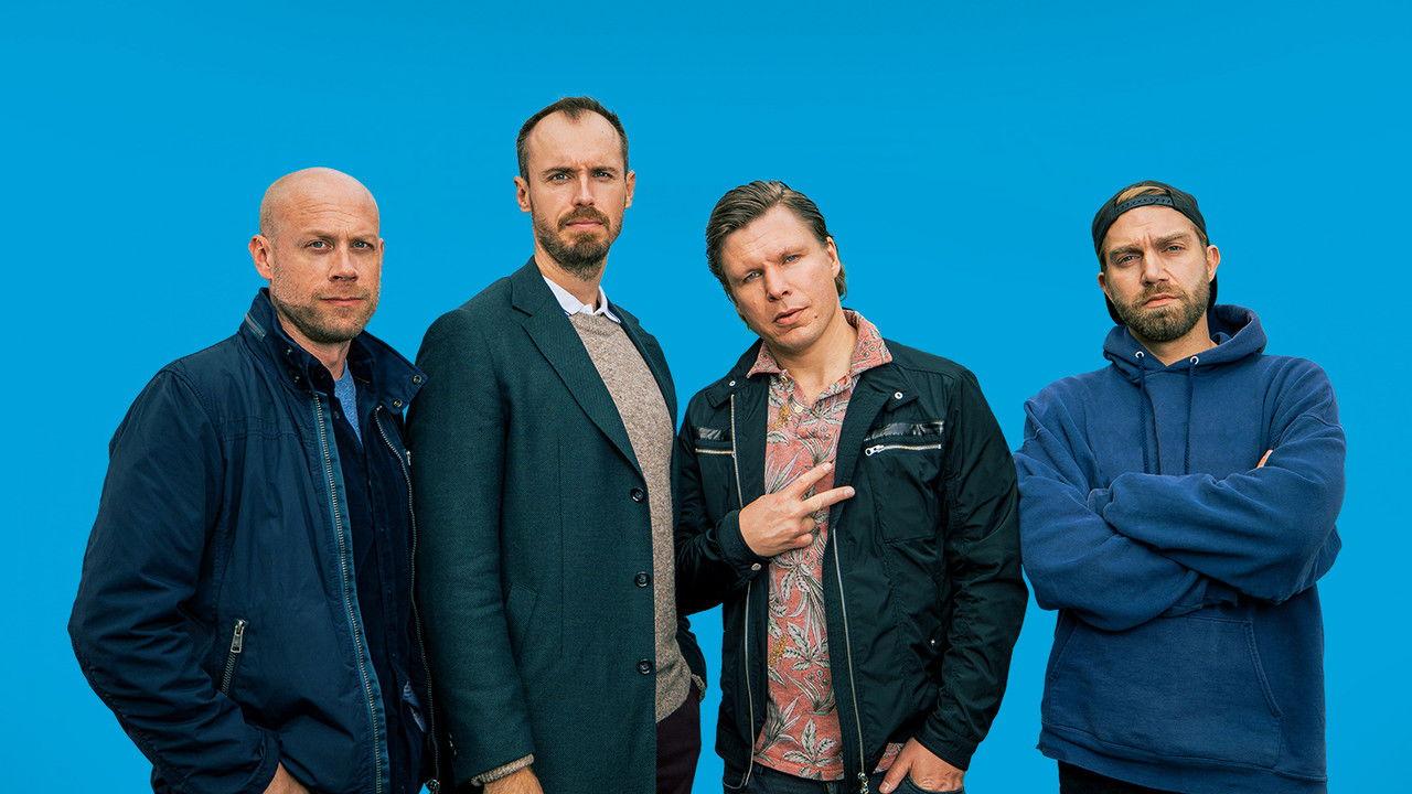 Modernit miehet backdrop