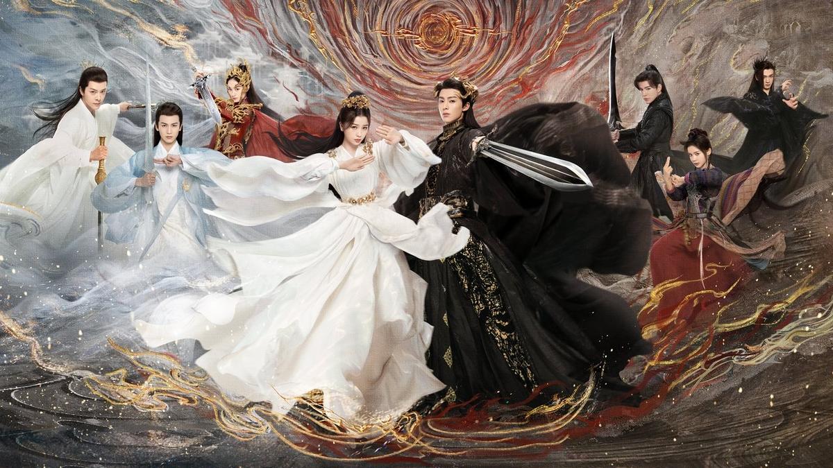 Love Between Fairy and Devil backdrop