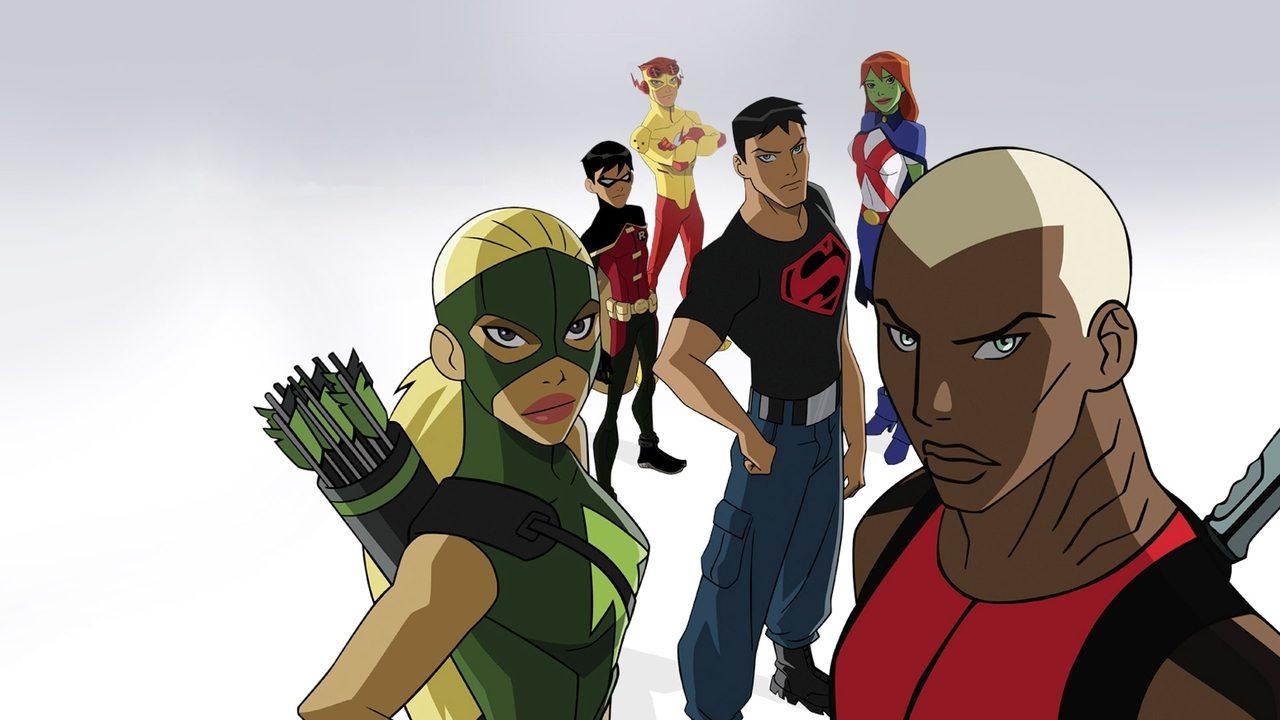 Young Justice backdrop
