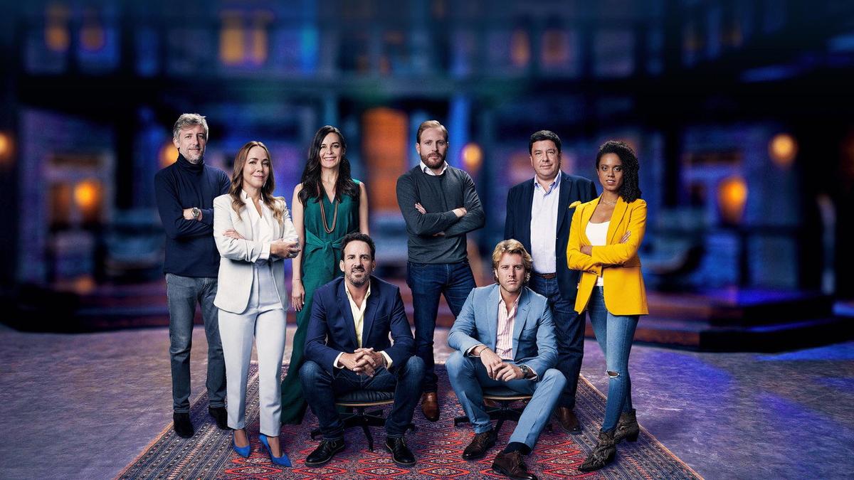 Shark Tank Colombia backdrop