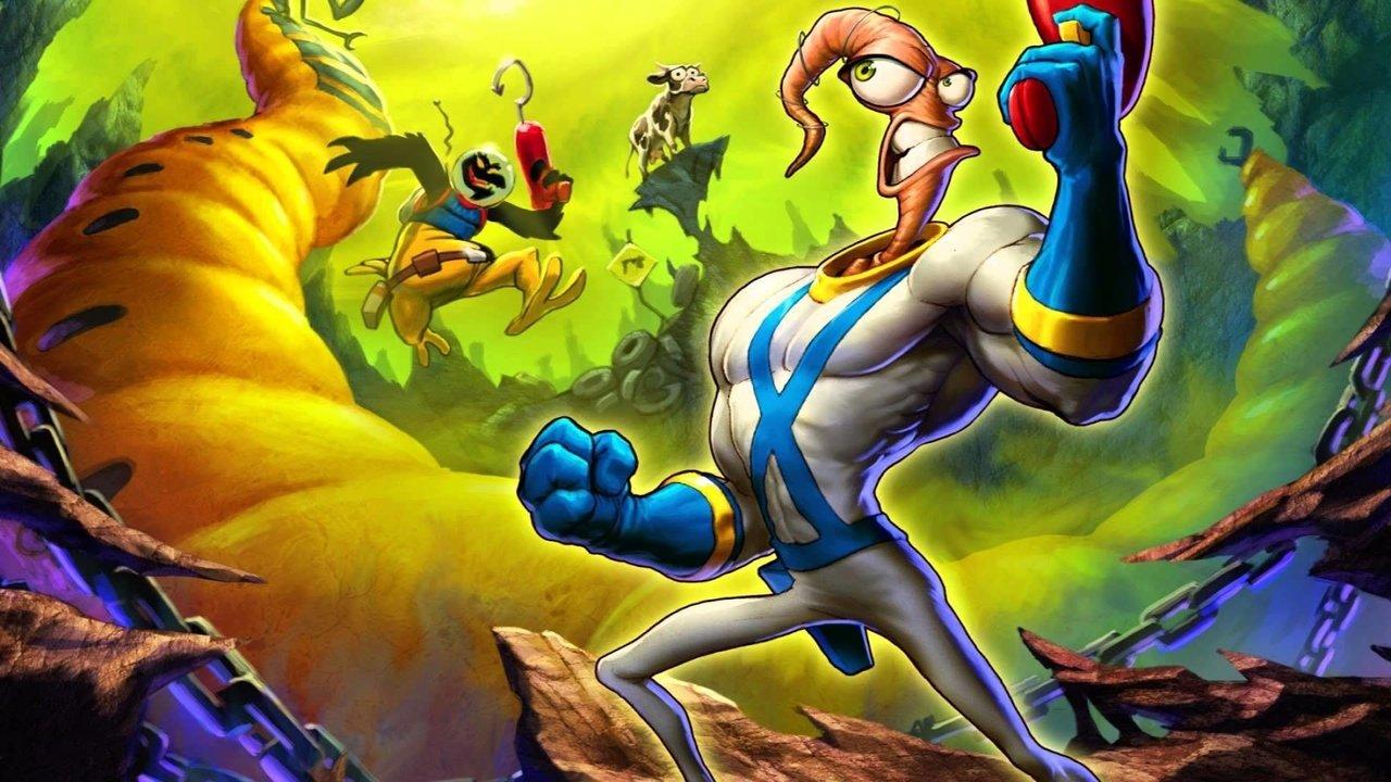 Earthworm Jim backdrop