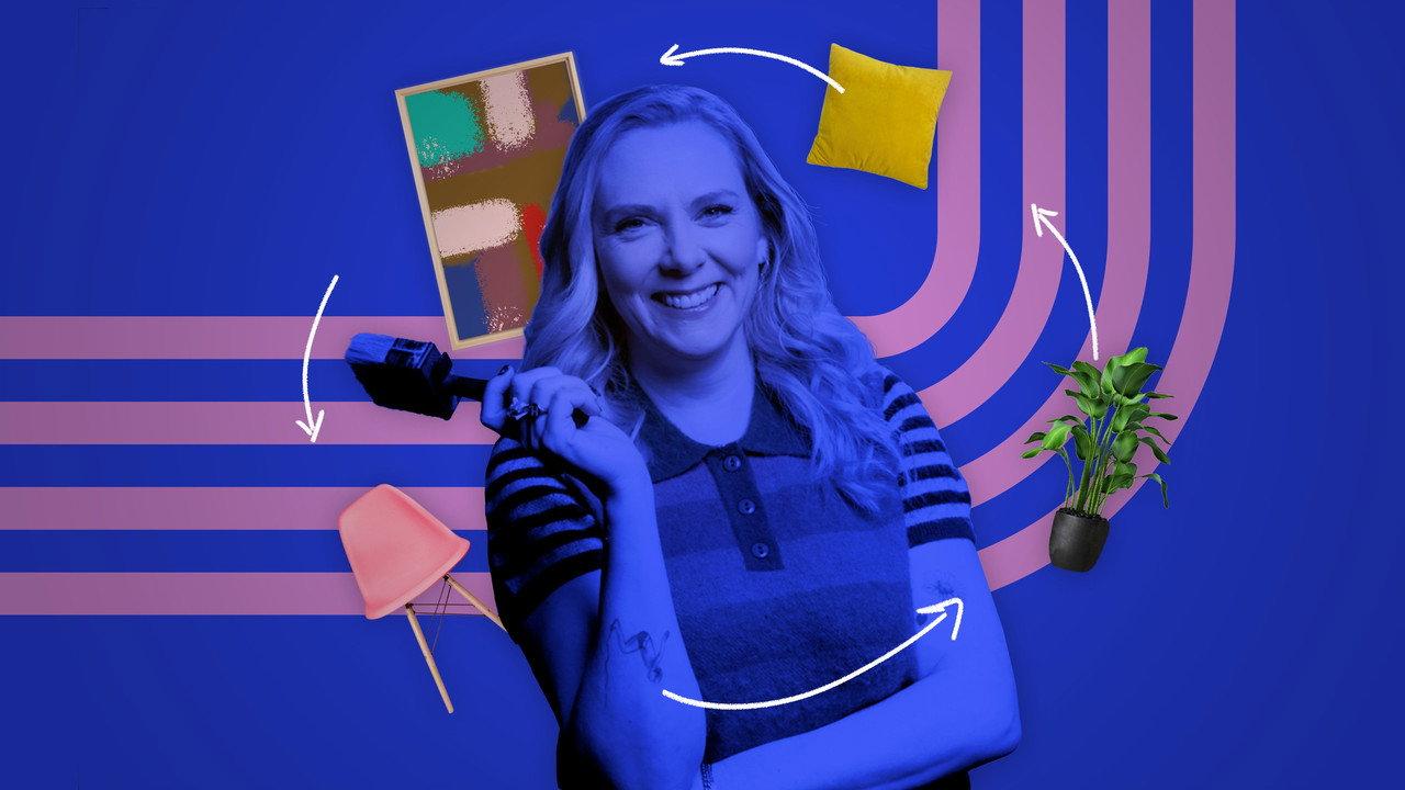 Jelka op eigen houtje backdrop