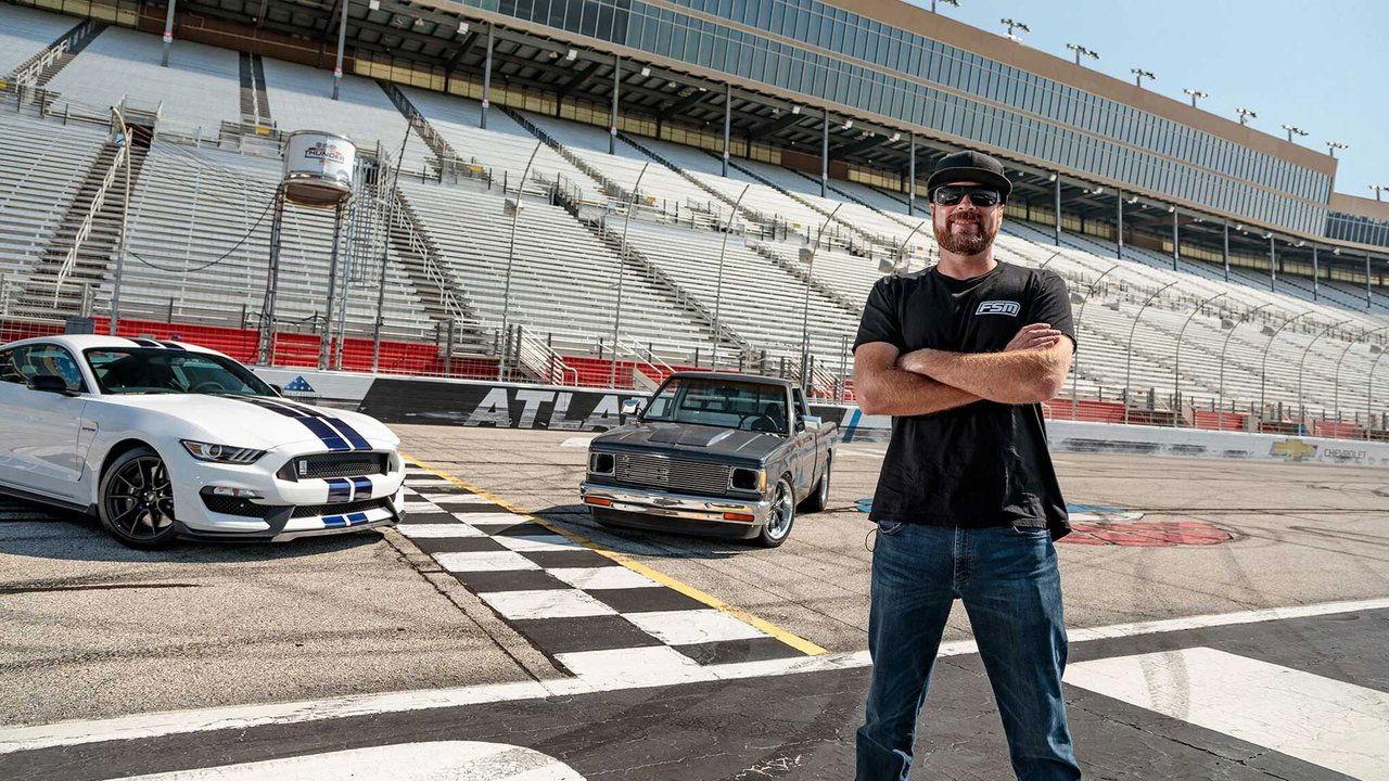 Faster with Finnegan backdrop