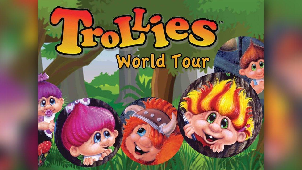 Trollies World Tour backdrop