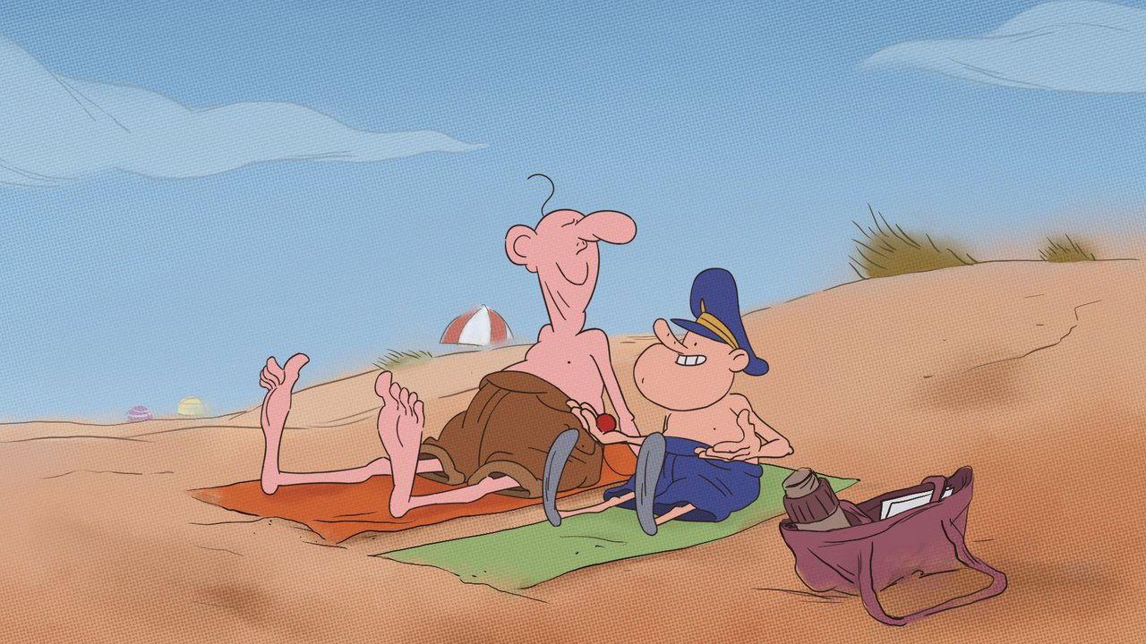 De Gaulle at the Beach backdrop