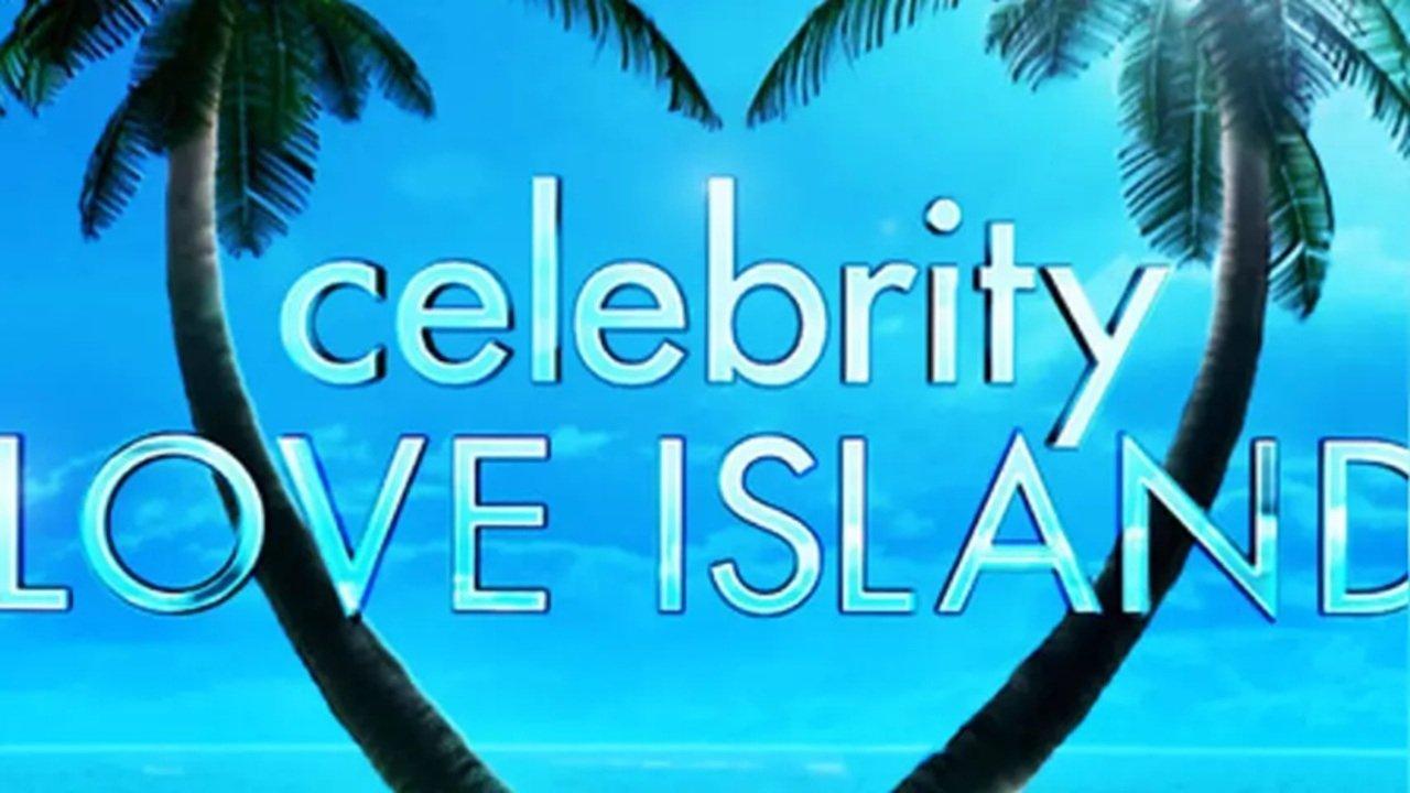 Celebrity Love Island backdrop