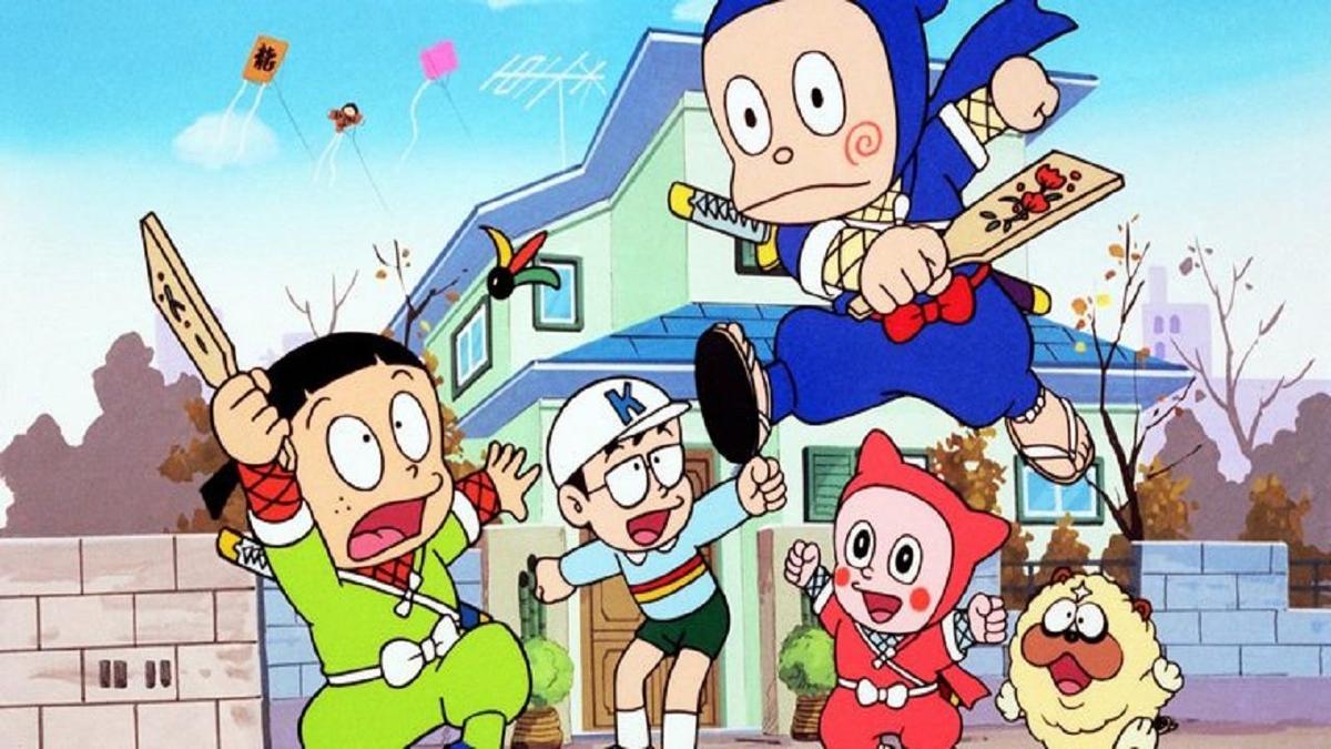 Ninja Hattori-kun backdrop
