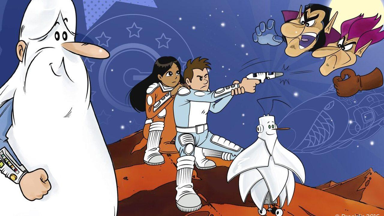 Once Upon a Time… Space backdrop