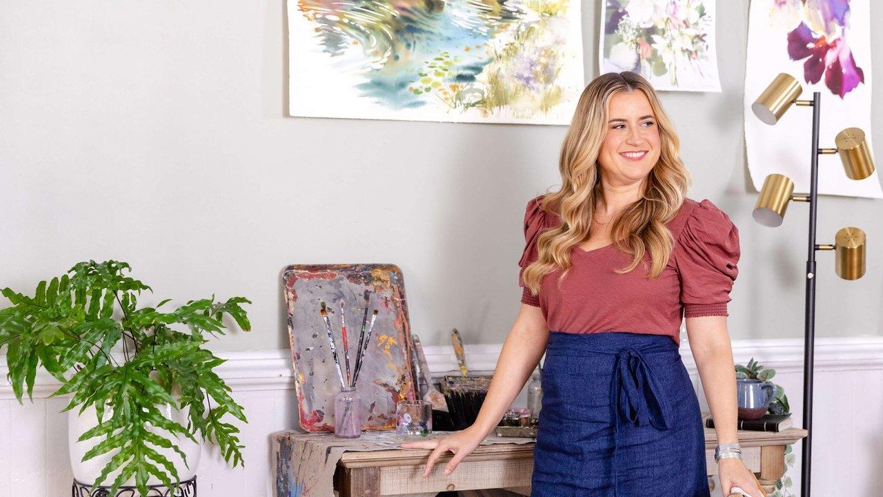 Art in Bloom with Helen Dealtry backdrop