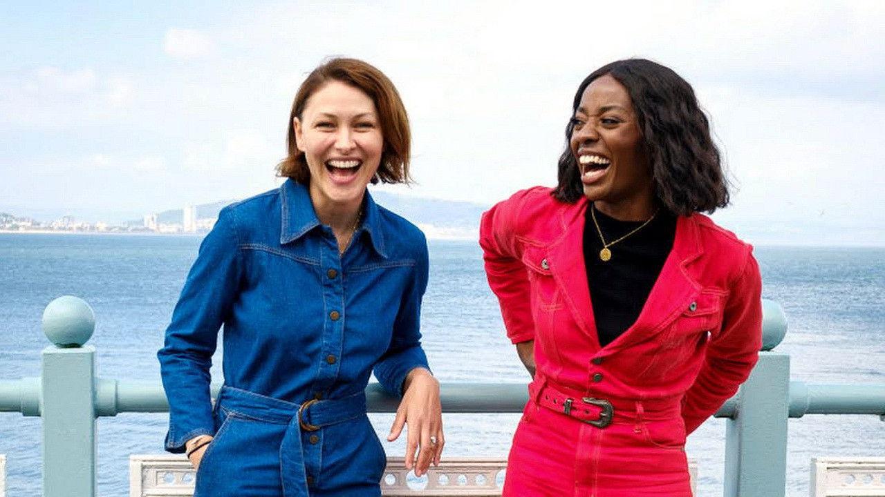 Emma And AJ Get To Work backdrop