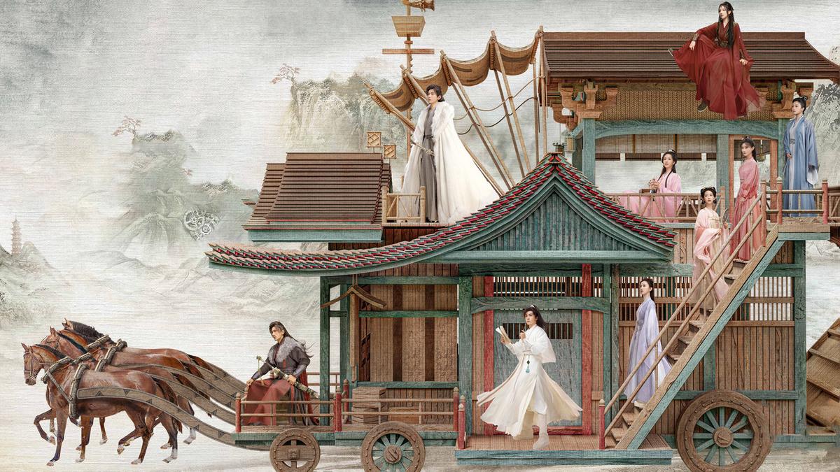 Mysterious Lotus Casebook backdrop