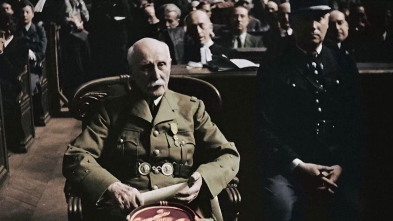 Juger Pétain backdrop