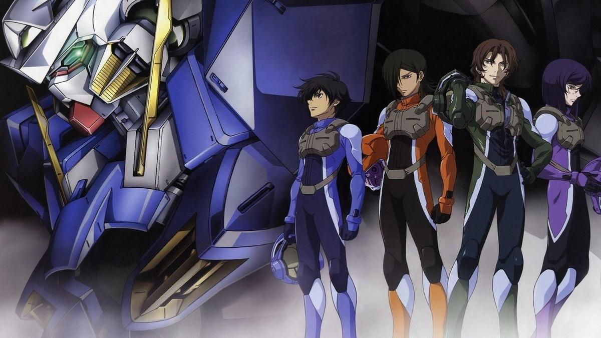 Mobile Suit Gundam 00 backdrop