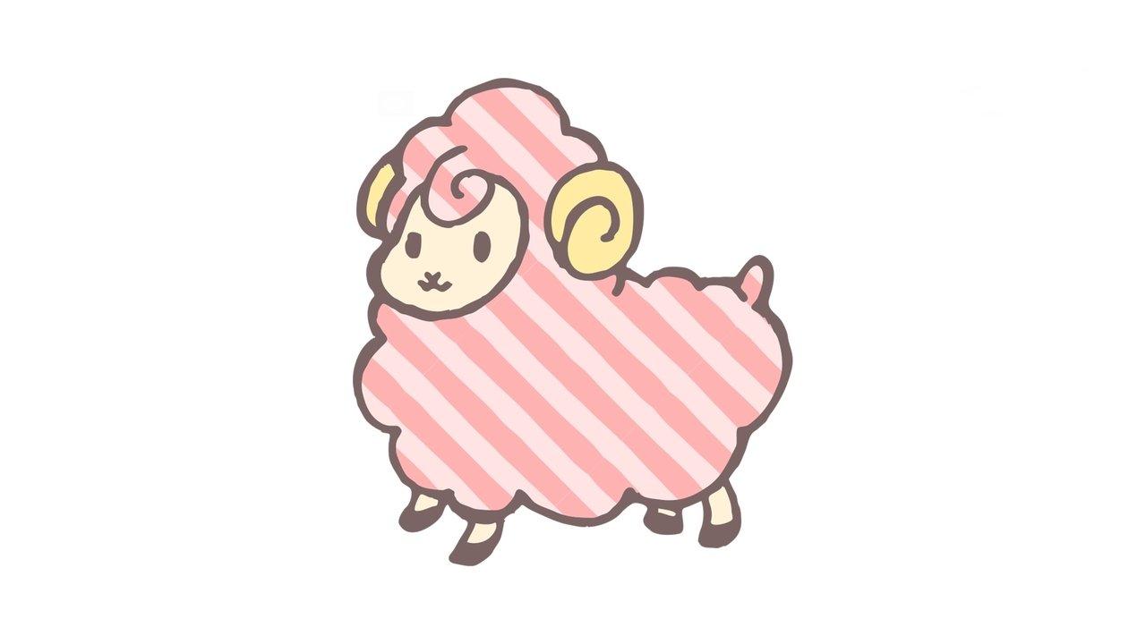 Striped Sheep backdrop