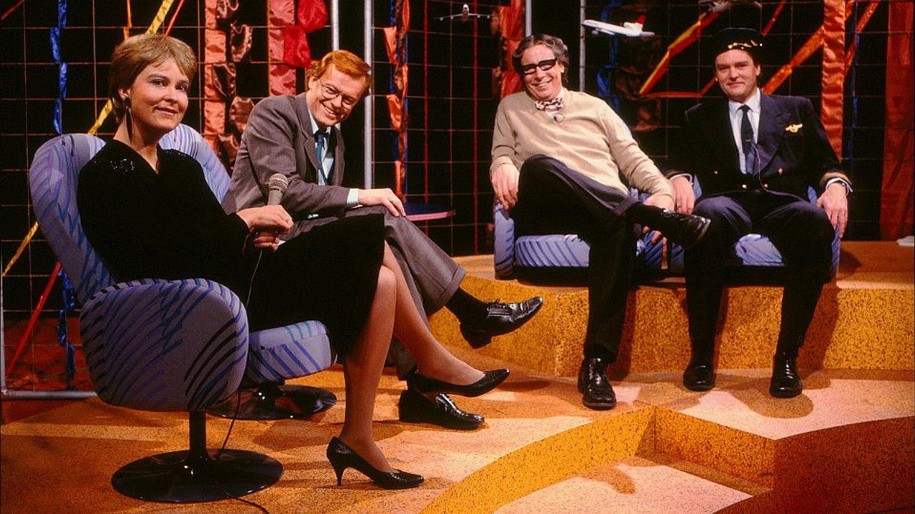 Skai TV - imitert fjernsyn backdrop