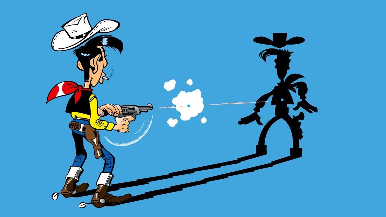 Lucky Luke backdrop