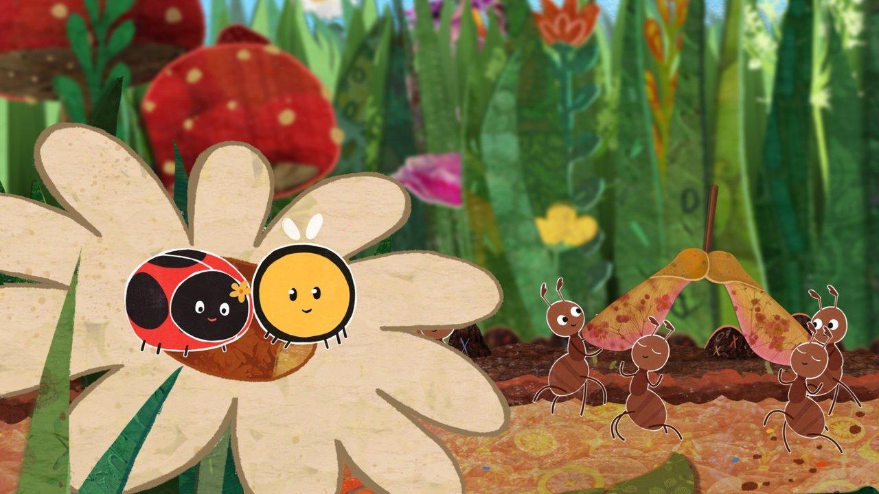 Ladybird and Bee backdrop