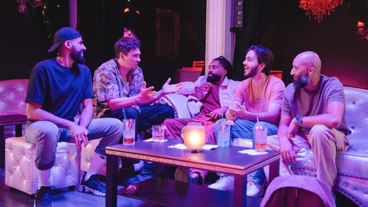 Enterrement de vie de garçon backdrop