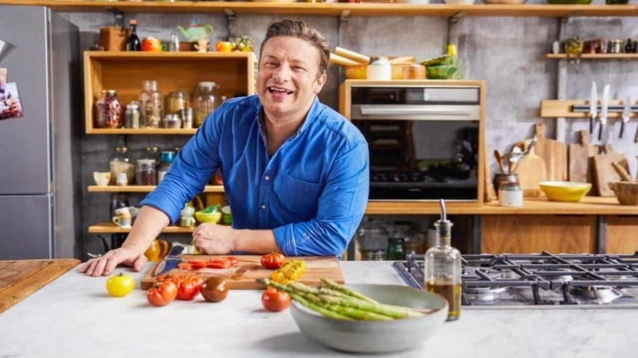 Jamie: Keep Cooking and Carry On backdrop