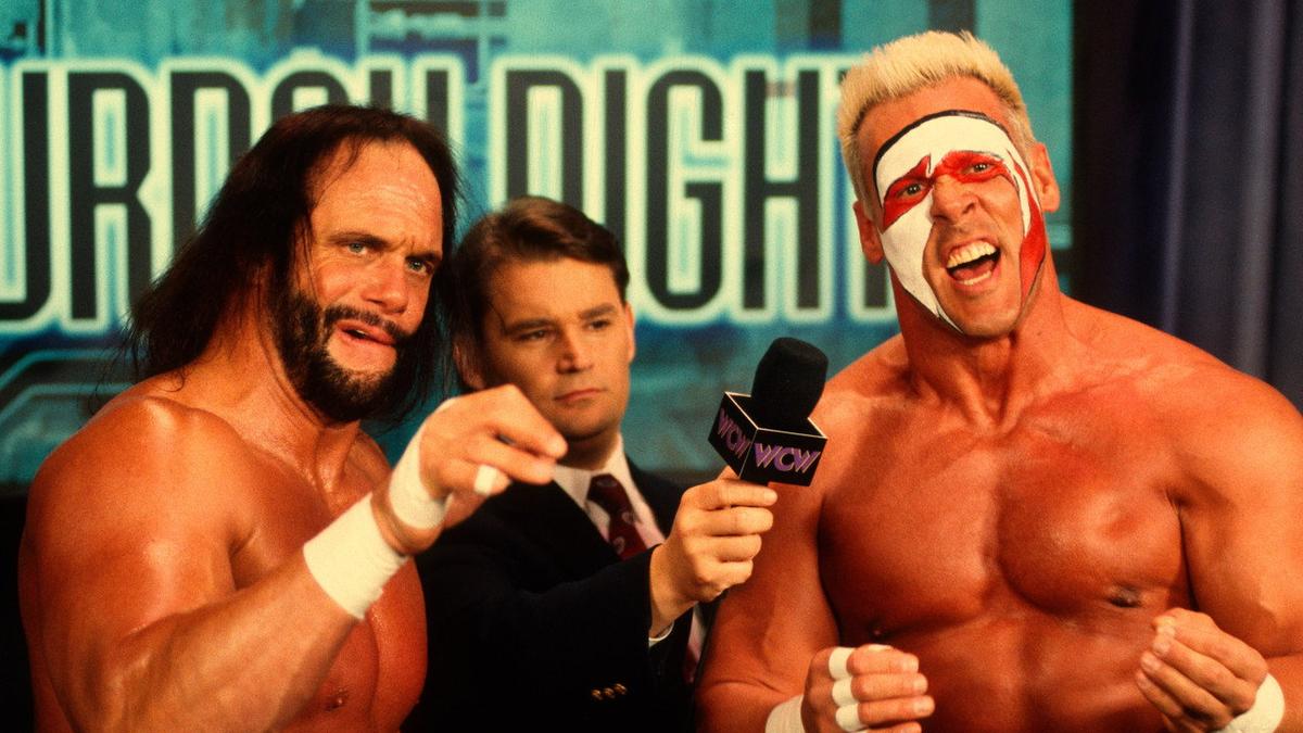 WCW Saturday Night backdrop