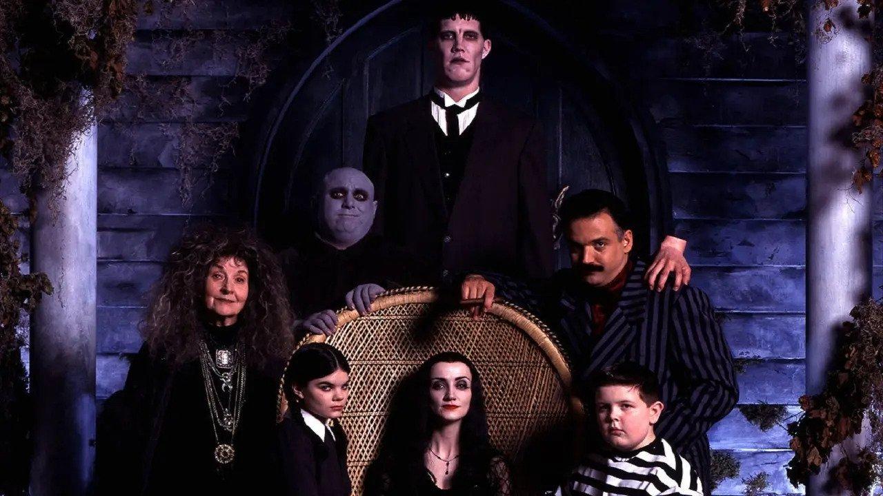 The New Addams Family backdrop