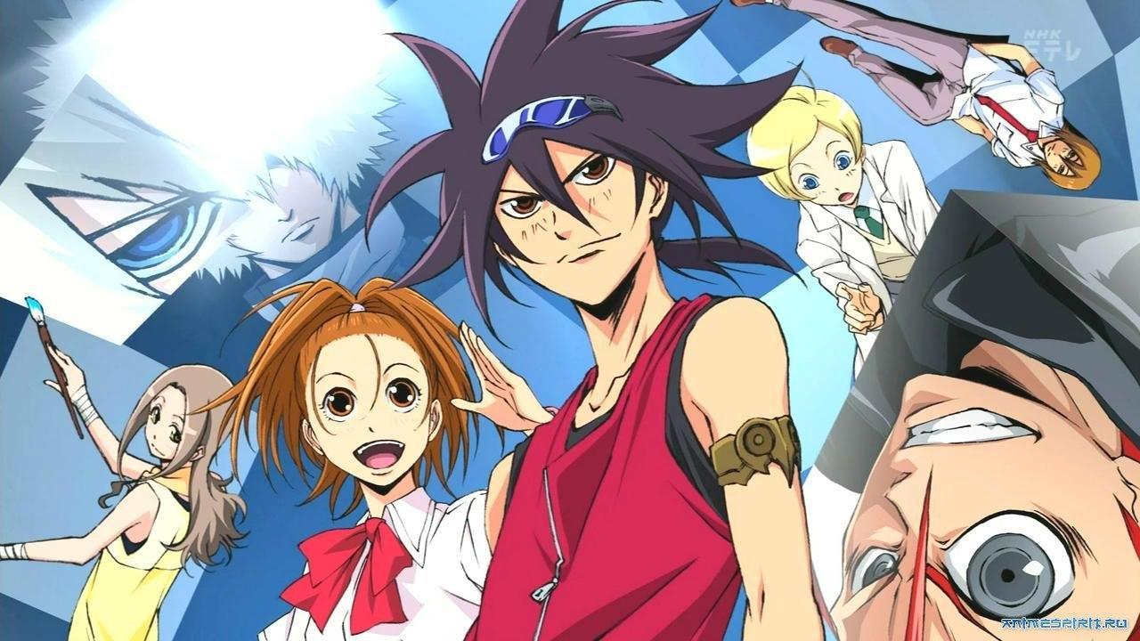 Phi Brain: Puzzle of God backdrop