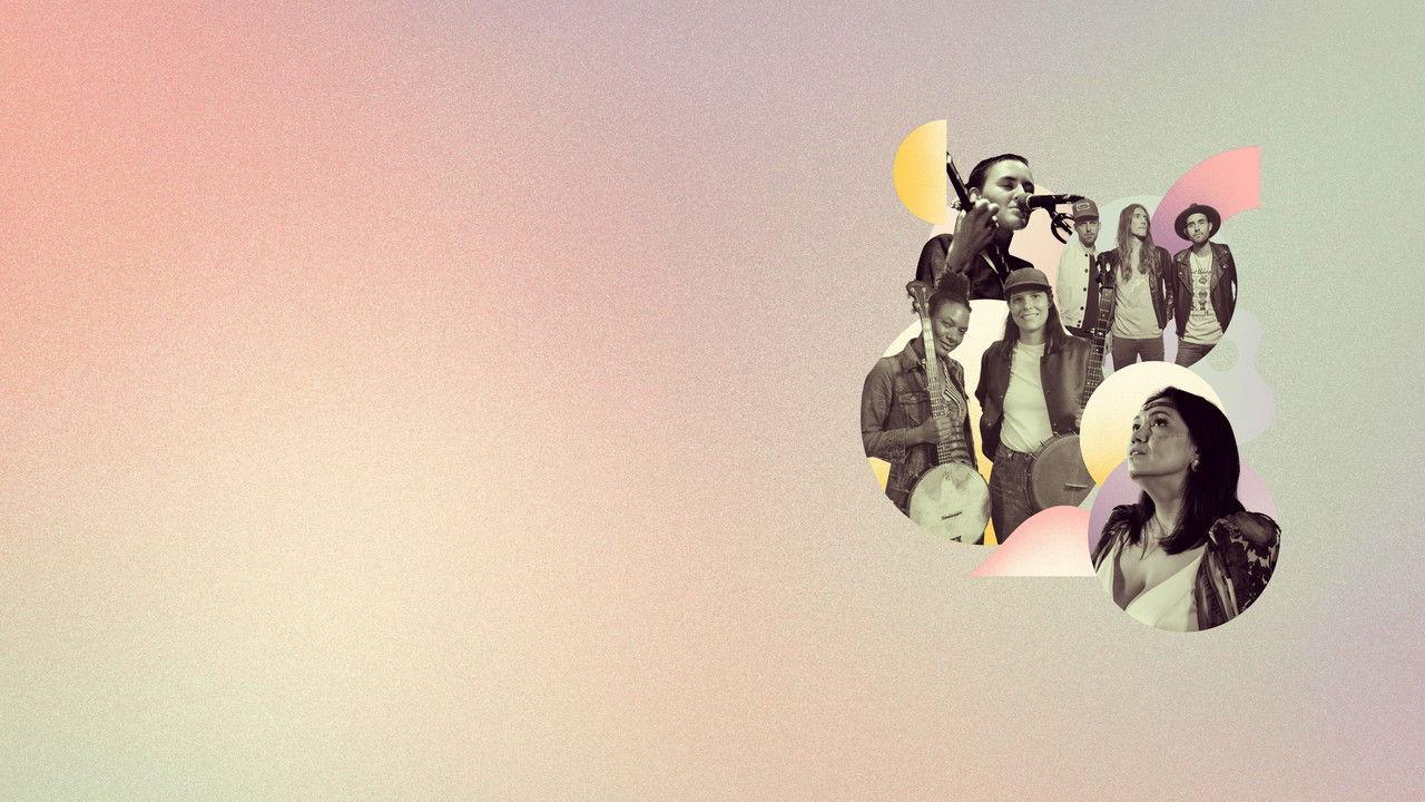 Following Folk backdrop