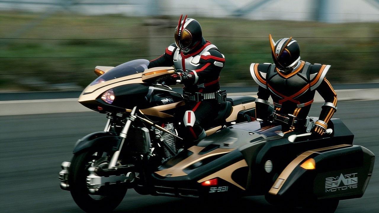 Kamen Rider 555 backdrop